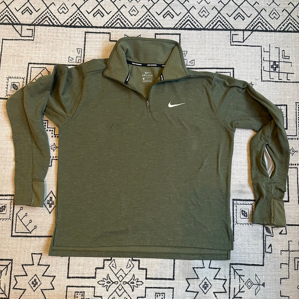 Nike Green Dri-FIT Long Sleeve Tee L